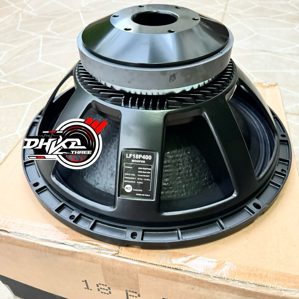 SPEAKER RCF 18” 18P400 MAGNET CEMBUNG ORIGINAL / SPEAKER RCF 18P400 MAGNET TIMBUL / Speaker Rcf 18P4