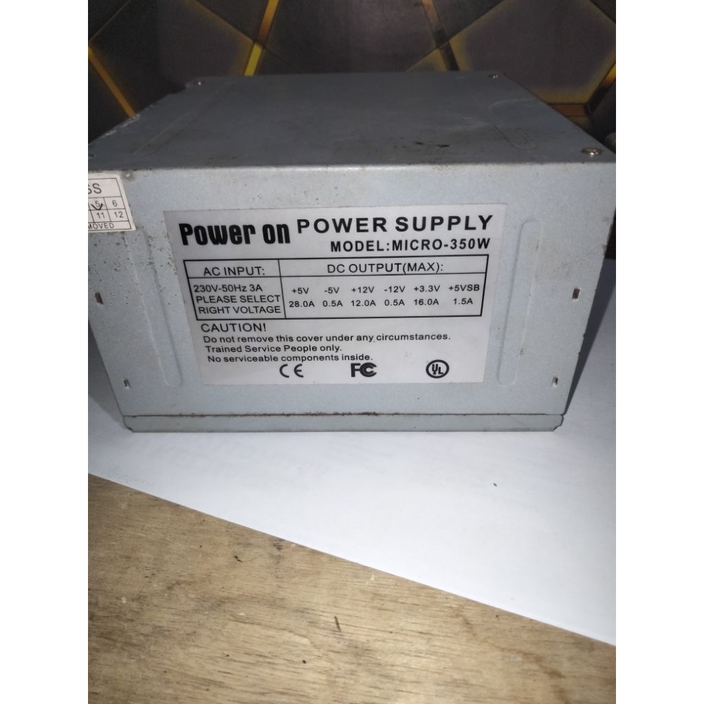 kotak Power supply ( PSU CPU )