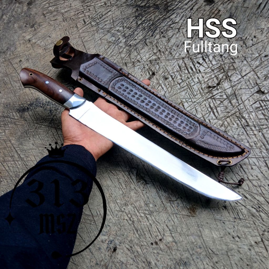 [HSS FULLTANG] Pisau Daging Premium Pisau Sembelihan Fulltang 313msz