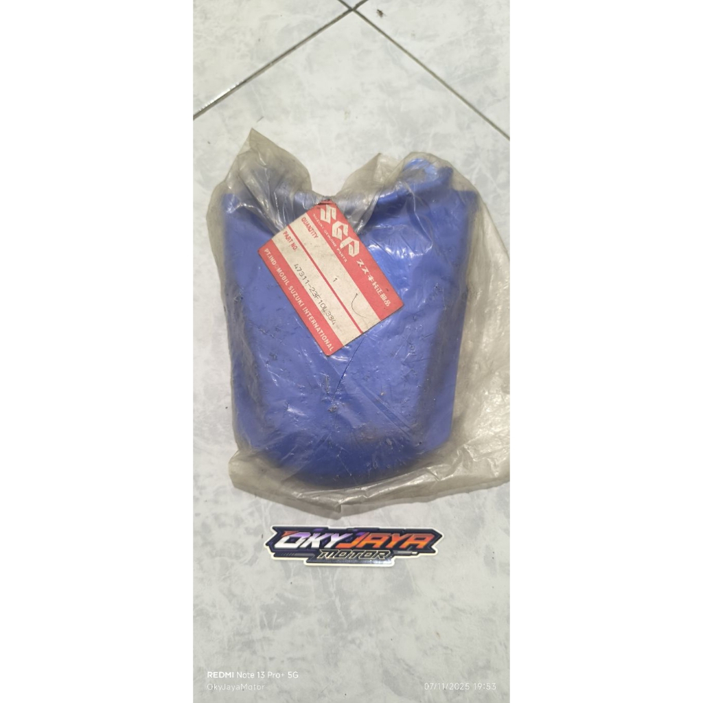 cover sambungan body belakang shogun 110 Biru