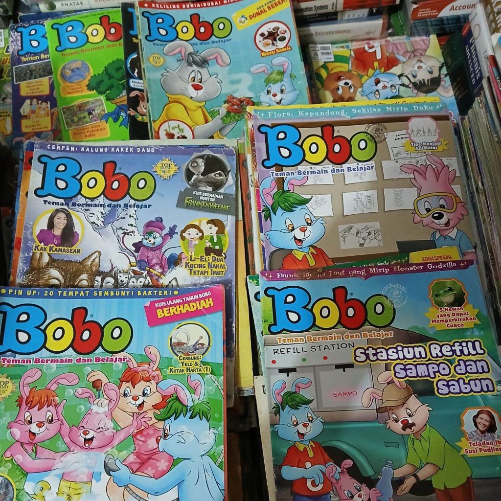 Preloved 5 pcs Majalah Bobo Random