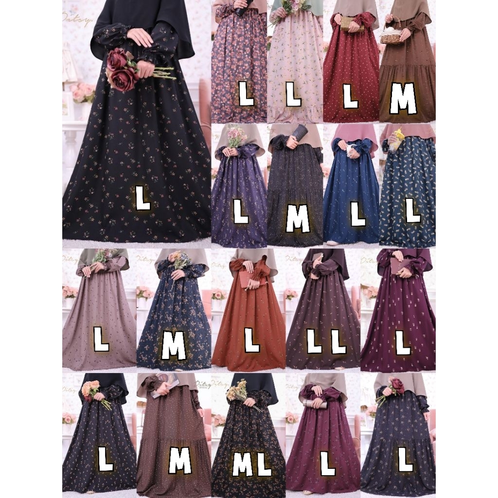 Nightgown Reject Minor by Ditsy (Maret 2025) Daster Murah / Nightgown Ditsy / Gamis Ditsy