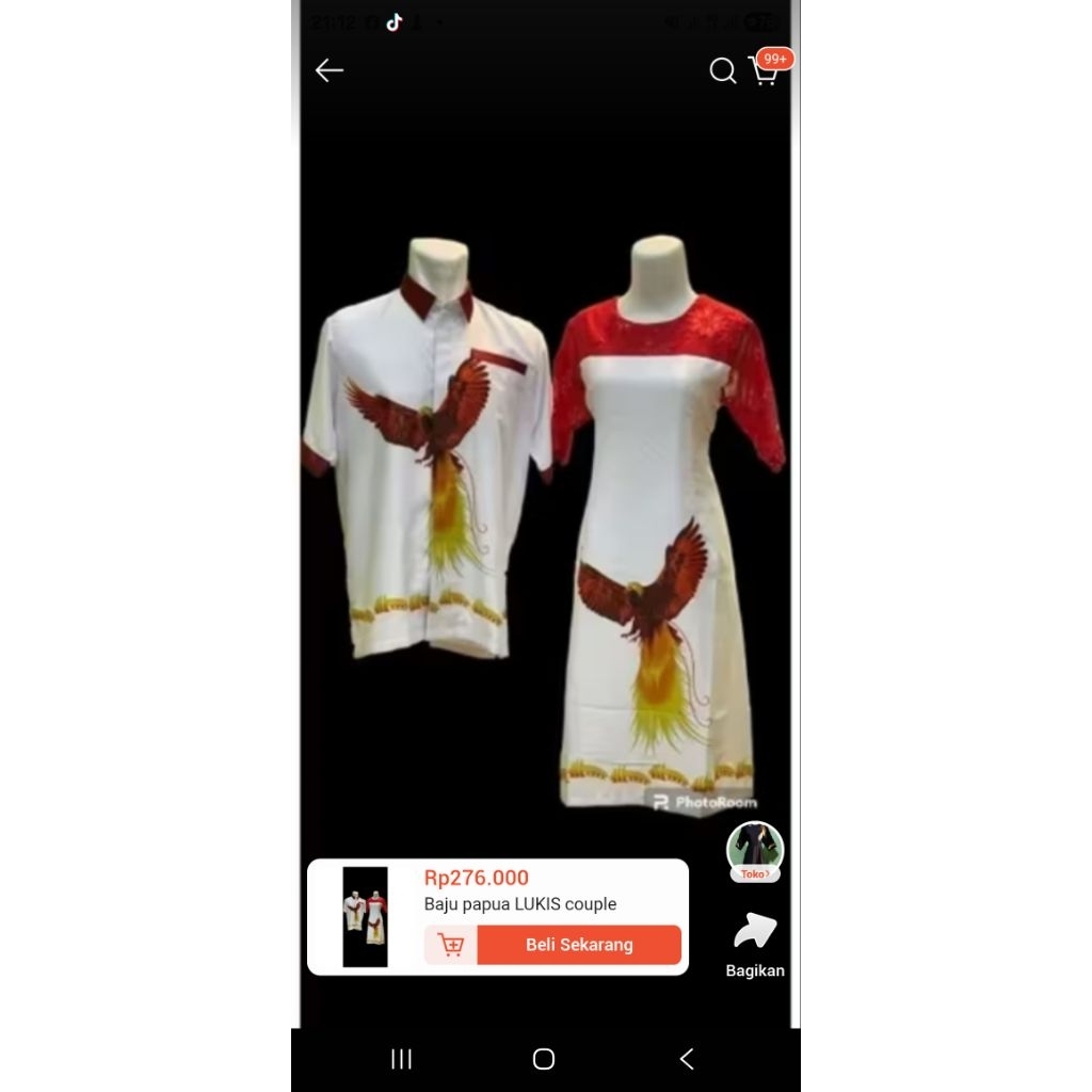 baju keluarga isi 4 baju