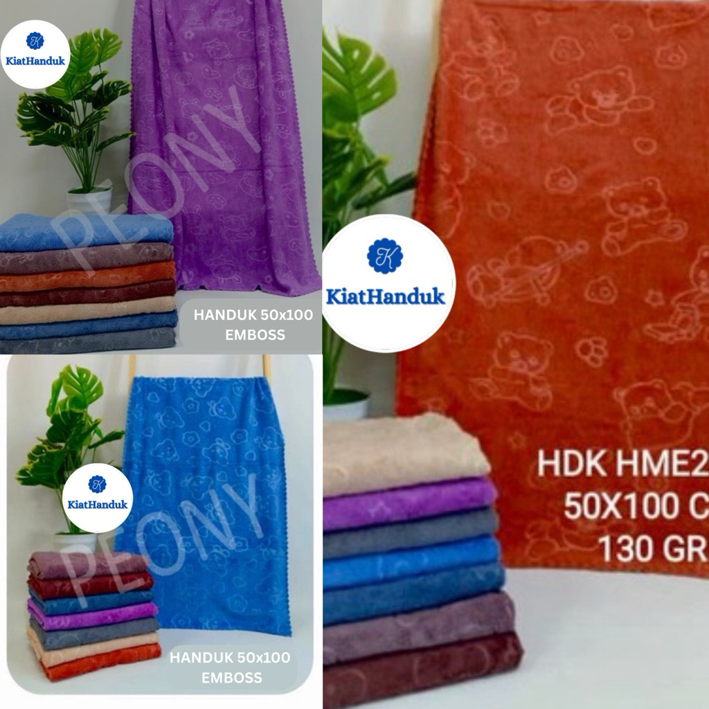 Souvenir handuk microfiber 70x140 + bordir + packing