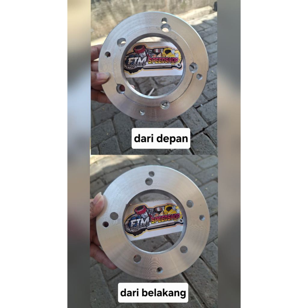 Plendes adaptor cakram belakang velg vnd mx king lubang 5 ,vrossi copy rcb lubang 4 , jupiter mx new