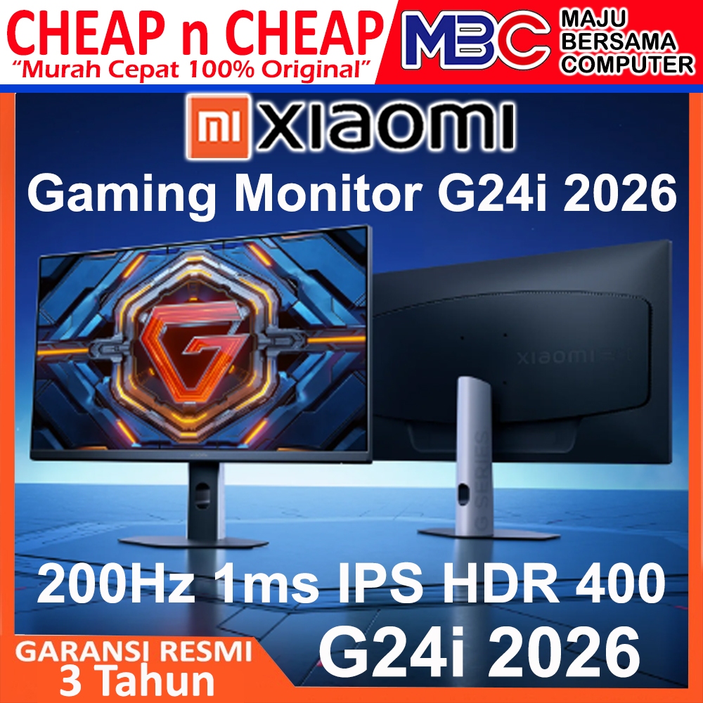 Xiaomi G24i 2026 Gaming Monitor 200Hz 1MS IPS - LED Monitor Mi 24 inch 24Inch 24" 24 " ' G 24i G 24 