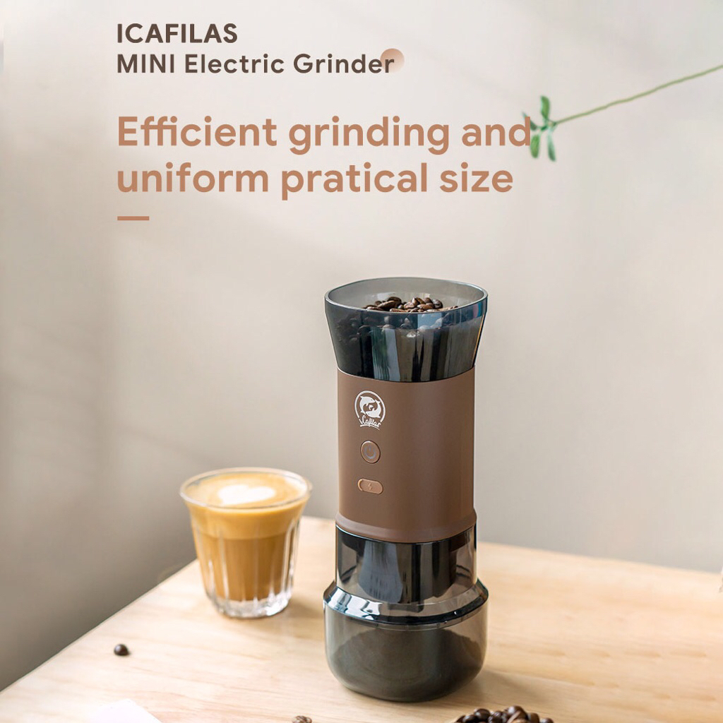 iCafilas grinder kopi elektrik / alat penggiling kopi elektrik / coffee grinder adjustable / coffee 