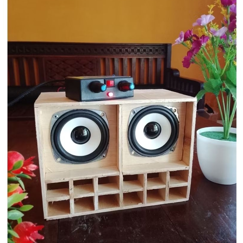 Paket Miniatur sound sistem 1 Set Full set bluetooth