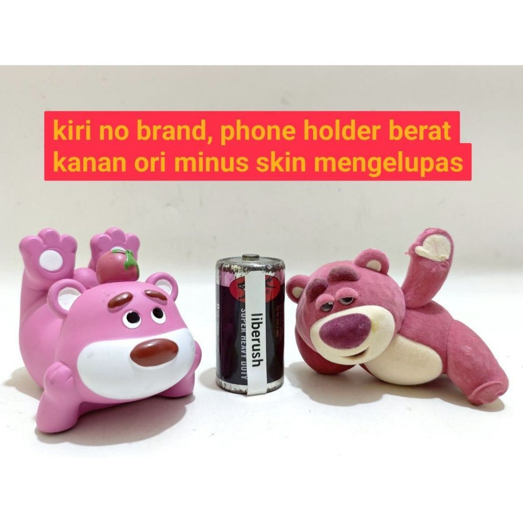 Set minus miniso toy story lotso blind box figure art toys phone holder