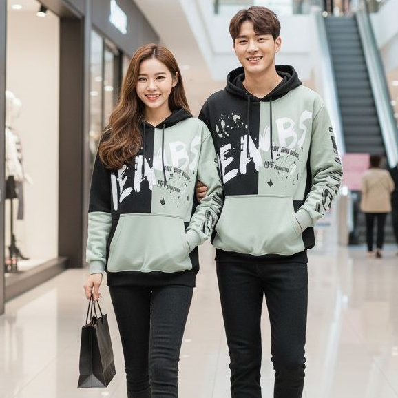( isi 2 pcs) Terbaru jaket hoodie IEMBS HOODIE / Jaket couple pasangan terbaru / sweater couple pasa