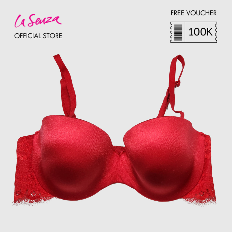 La Senza Strapless Lightly Lined Bra Warna Candy Cane 11196827-06OA