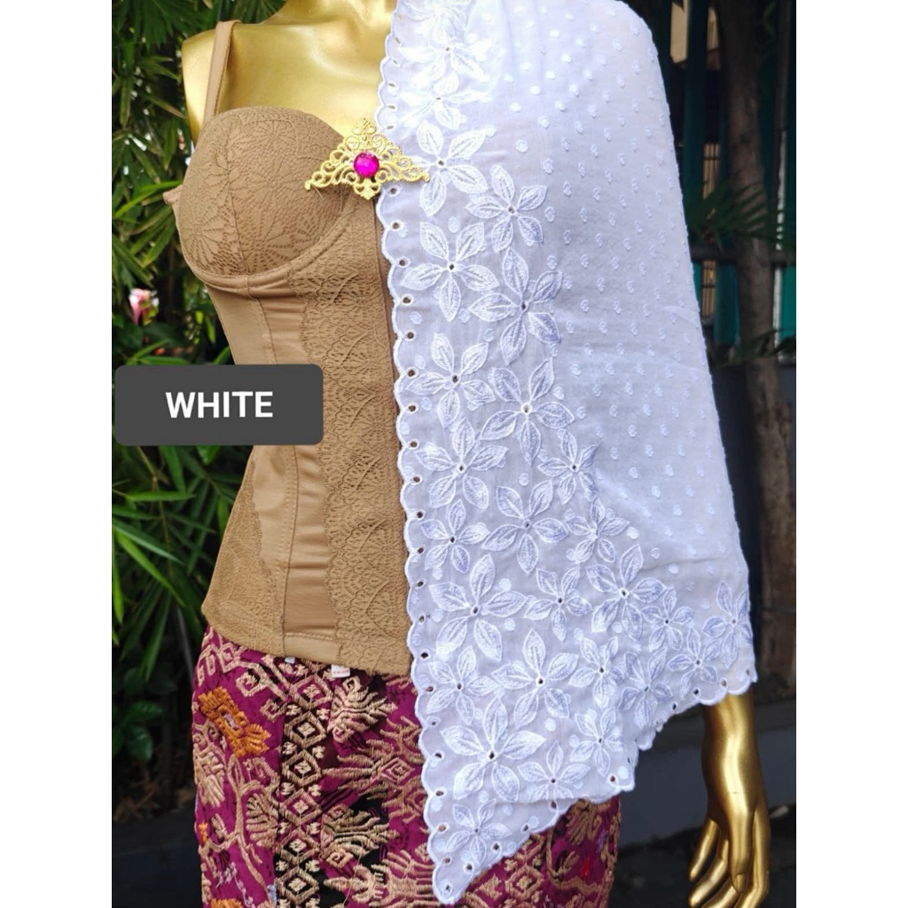 kain kebaya bordir ukuran 1 baju