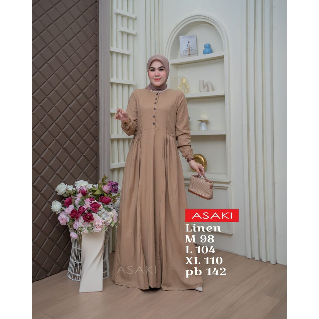 RAZAKY JAYA | GAMIS INPORT ASAKI | BAHAN LINEN INPORT | FLANNEL AND CODORAY | ORIGINAL REAL PICT