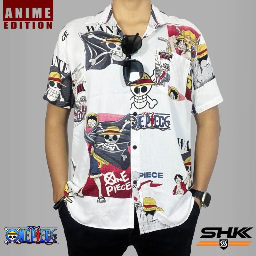 SHK Kemeja hawai pria wanita | Baju Santai Pria Wanita | Kemeja Amarillo ONE PIECE