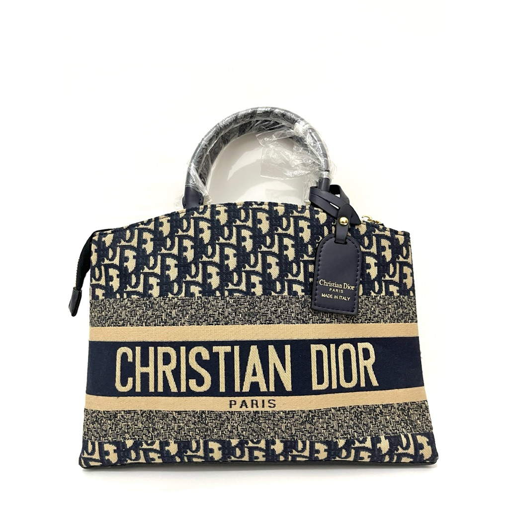 Dior Book Tote Canvas and Leather