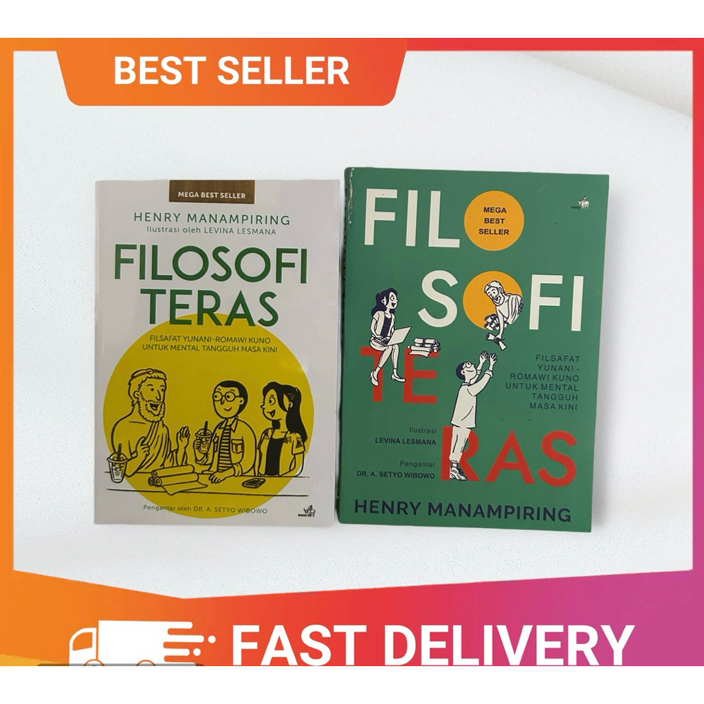 Buku FILOSOFI TERAS NEW EDISI & FILOSOFI TERAS OLD EDISI ~ ORIGINAL