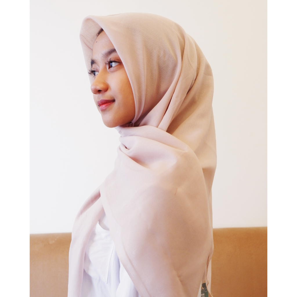 NK Label - Hijab Segiempat Square Paris Jadul Ori, Kerudung  NK Scraft Series