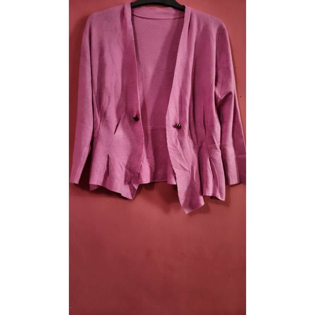 preloved cardigan pink