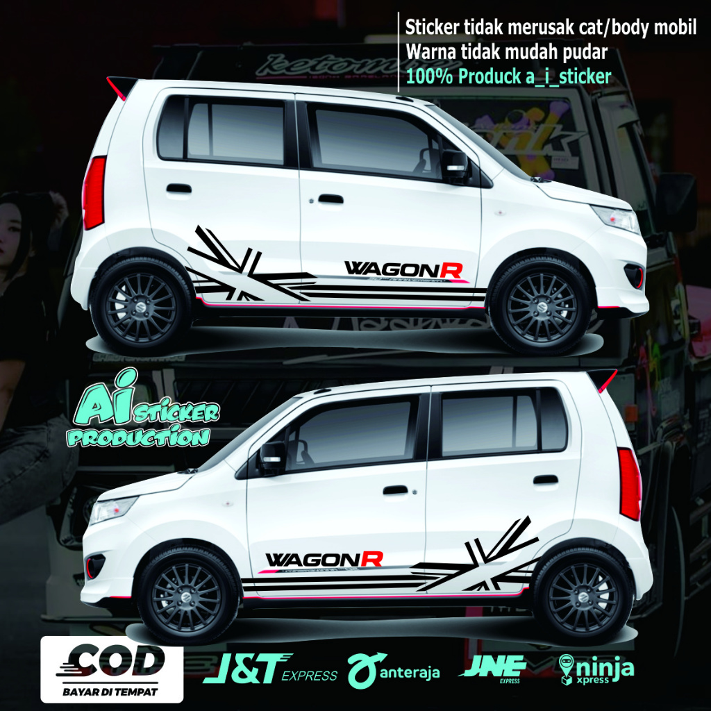 Sticker Mobil Karimun Wagon R Stiker Body Mobil Karimun Stiker Mobil Suzuki Wagon R Terlaris