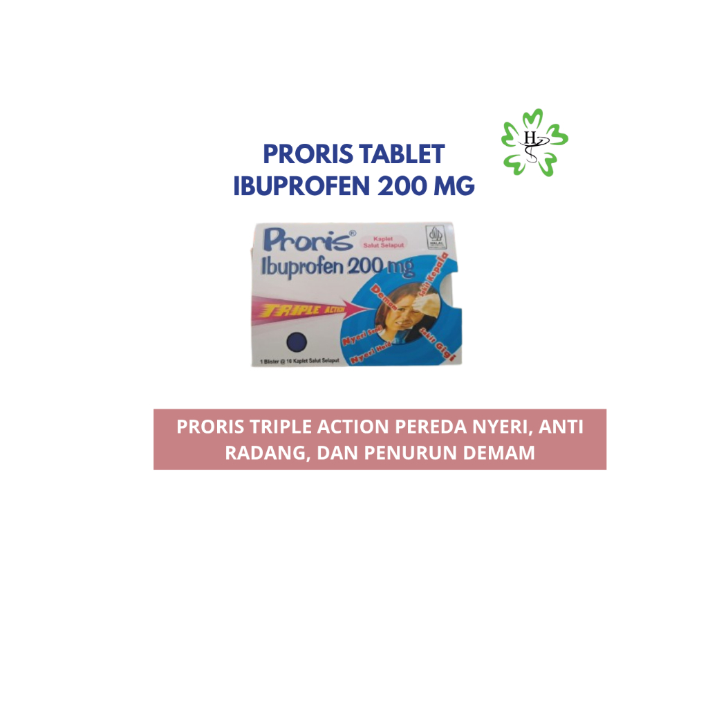 PRORIS TRIPLE ACTION IBUPROFEN 200 MG