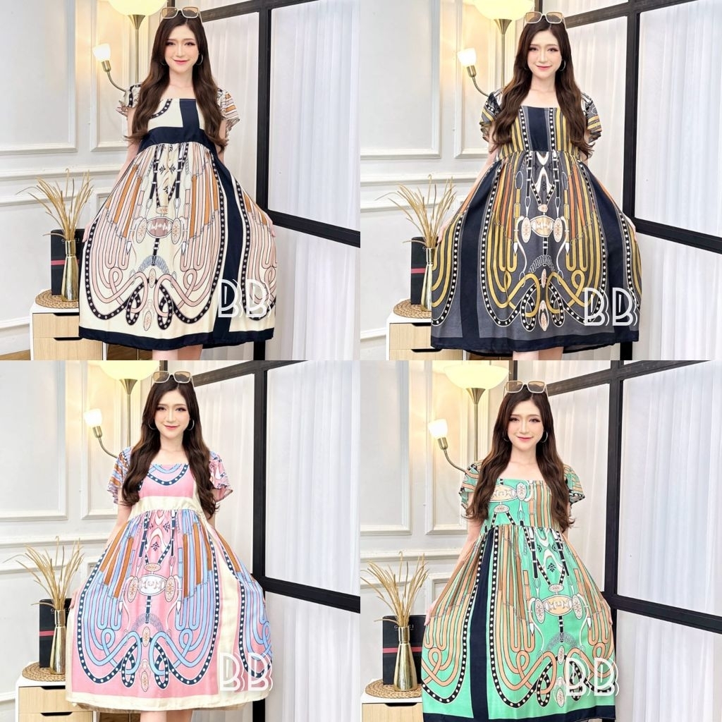 DRESS BALI MOZA TALI / DASTER MOZA SINGLET / DRESS MOZA RAYON SUPER (PILIH MOTIF)