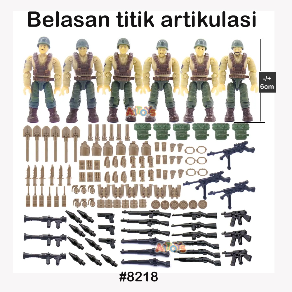 Mainan tentara miniatur tentara mainan tentara TNI mainan tentara Inggris mainann tentara Jepang mai