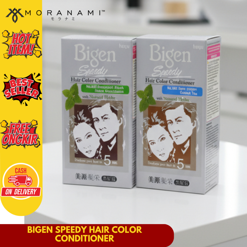 Bigen Speedy Hair Color Conditioner Cat Rambut  Semir Rambut Bigen Pewarna Rambut Pria Wanita 883