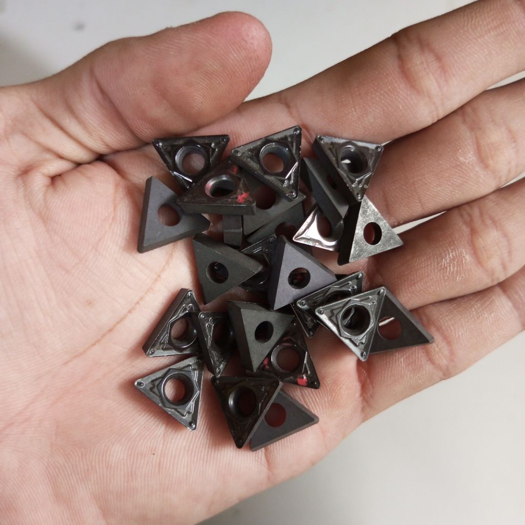 TCMT160404 INSERT BUBUT TCMT16 CARBIDE TCMT1604 BEKAS