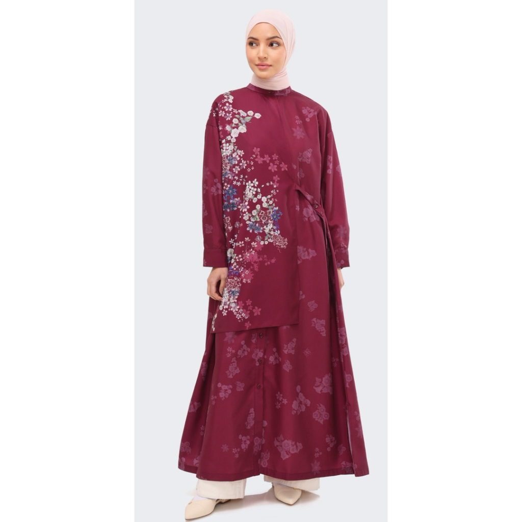 Keya Dress Riamiranda Temaram Winter 2025 RM Gamis Kaftan Abaya Wanita Ria Miranda