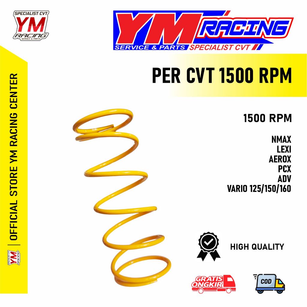 PER CVT NMAX 1500 RPM 2DP / PER CVT AEROX 1500 RPM ( PER CVT RACING LEXI 1500 RPM | CVT | PER CVT YA
