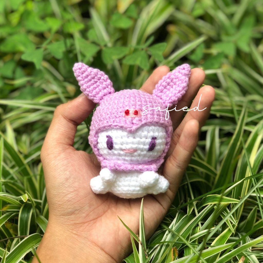 Boneka Kuromi (Amigurumi) / Kuromi Amigurumi (Crochet Doll)