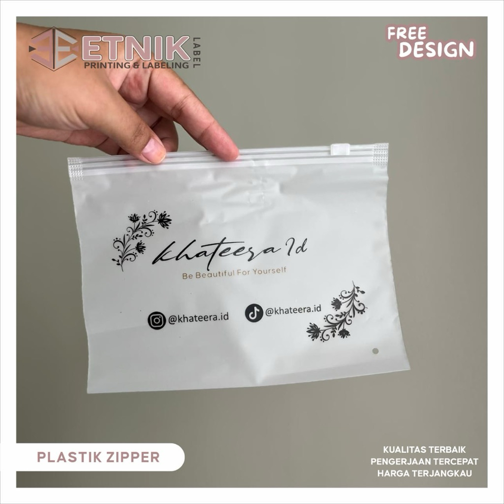 PLASTIK ZIPPER CUSTOM 2 WARNA / plastik zipper custom,zipperbag murah,plastik packing,plastik kemasa