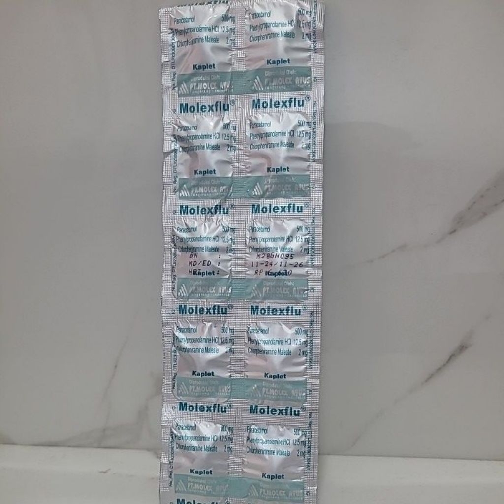 MolexFlu - Harga Per Strip @10 tab