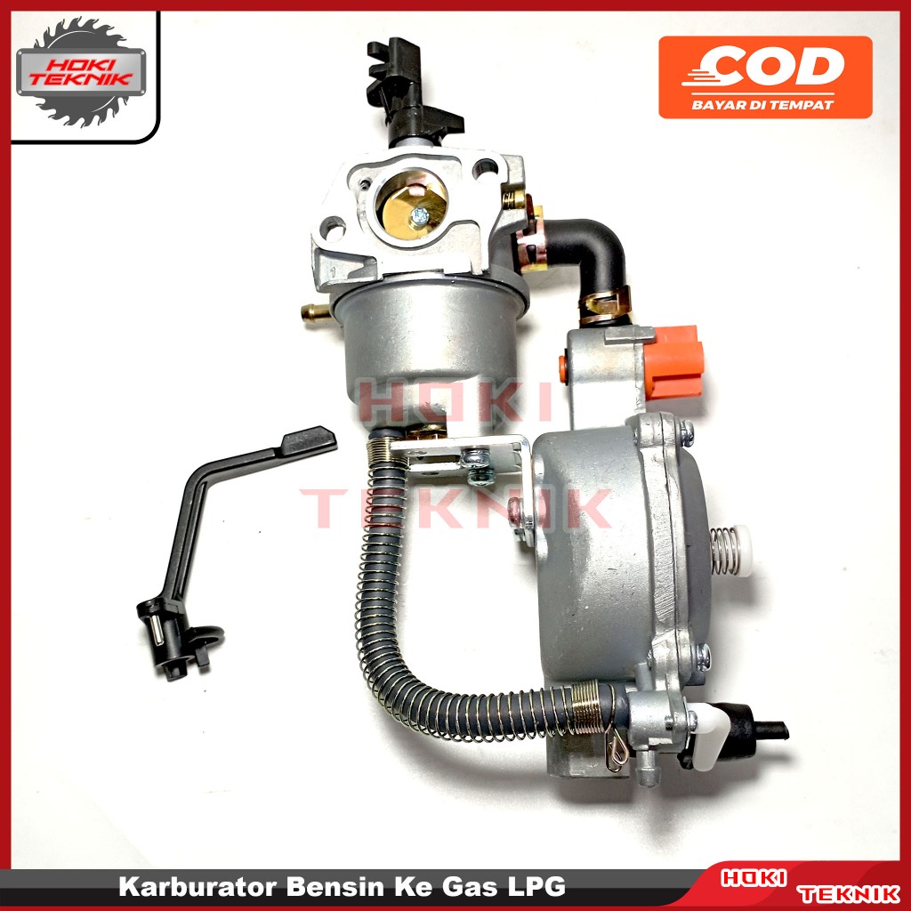 Converter Karburator Bensin Ke Gas LPG Mesin Penggerak
