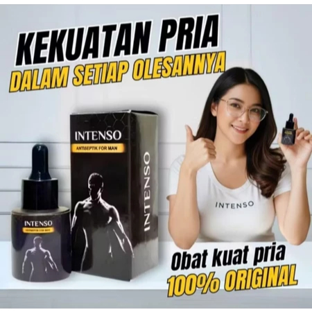 DIJAMIN ORIGINAL  Bisa COD  INTENSO ANTISEPTIK 0BAT KUAT PRIA TAHAN LAMA INTENSO 100%ORIGINAL BPOM {