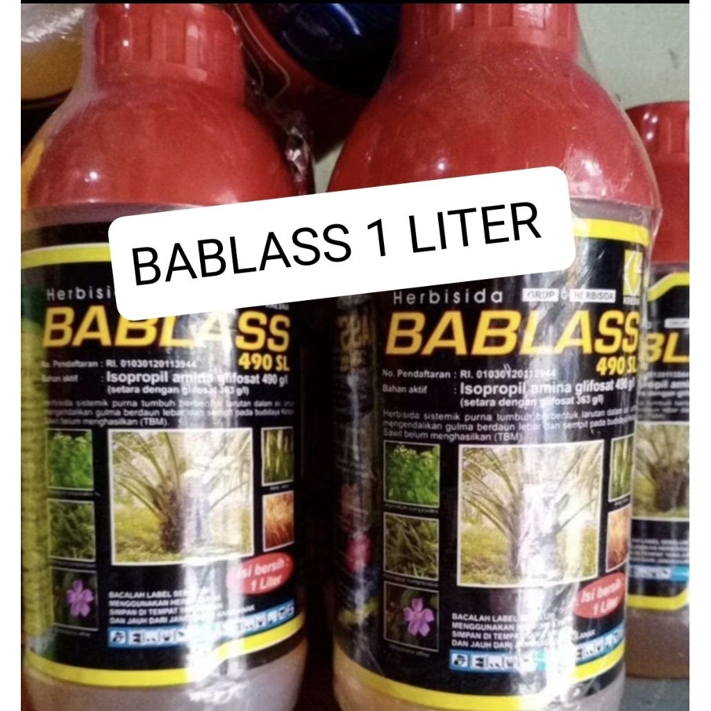 BABLAS 490SL 1 LITER HERBISIDA SISTEMIK / OBAT RUMPUT MATI SAMPAI AKAR / BABLAS 1LITER / bablass 1li