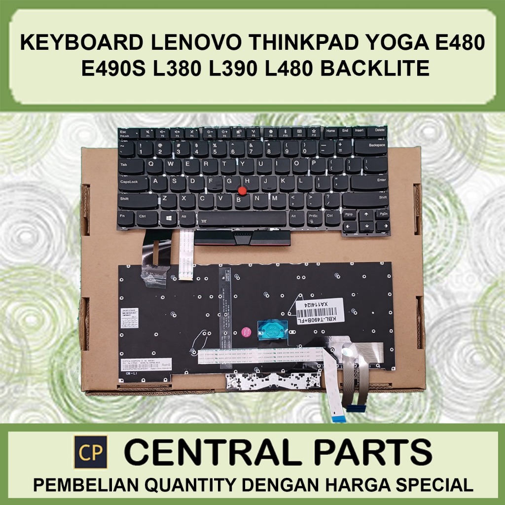 Keyboard LNV Thinkpad Yoga e480 e490s l380 l390  Backlite