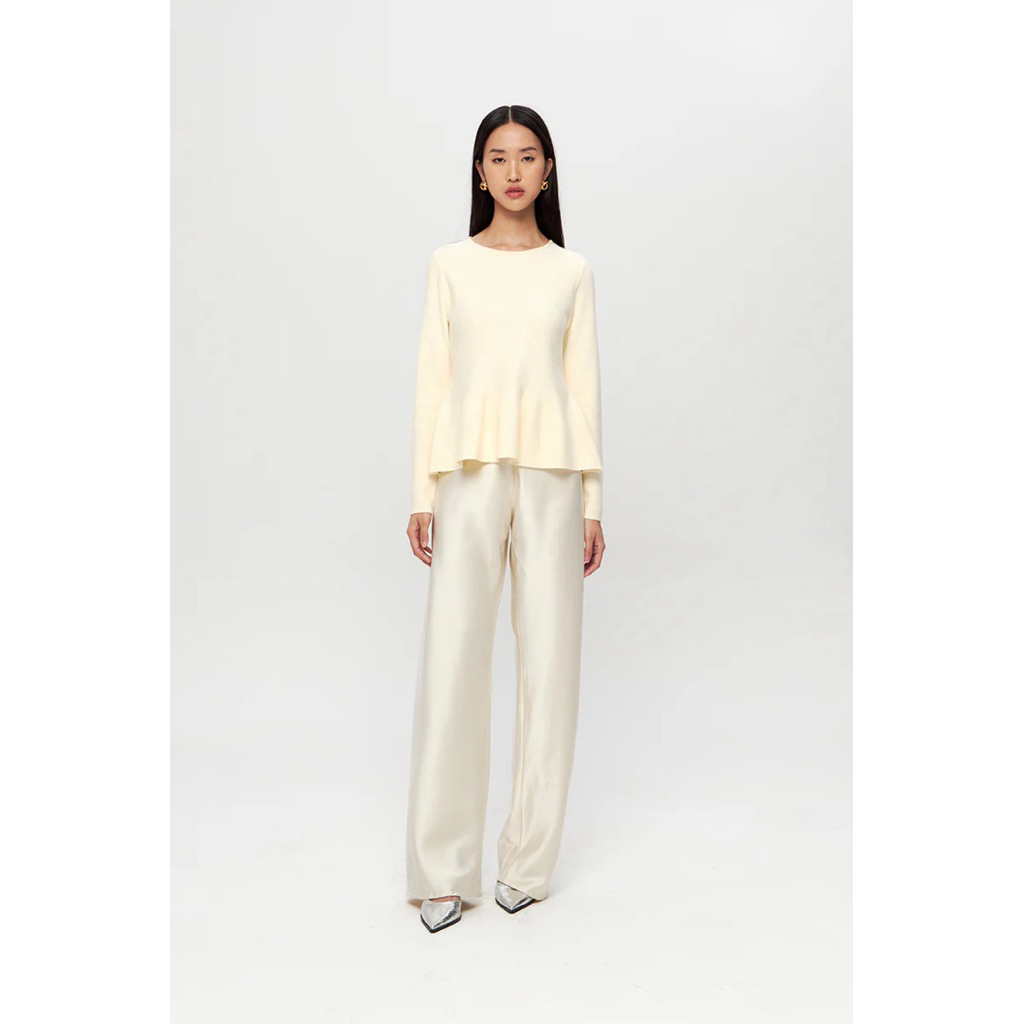 Duma Josette Peplum Top - Cream