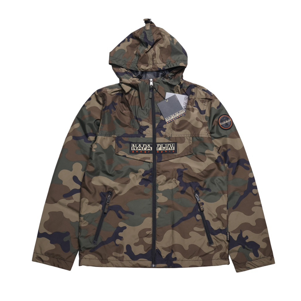Napapijri Rainforest Summer Full Zip Jacket camo