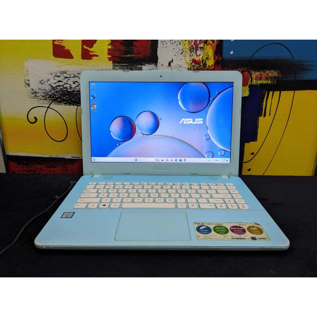 Laptop Asus x441 i3 Gen 6 8/128+HDD 1TB Mulus