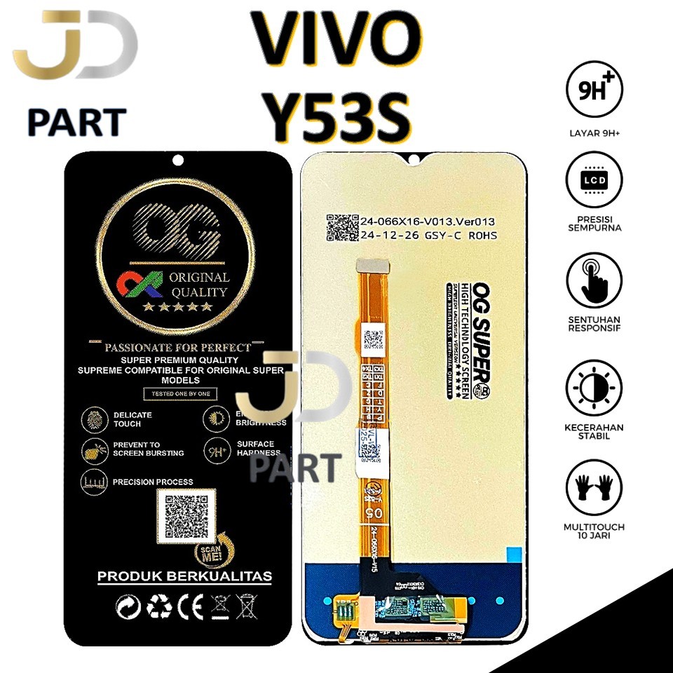 LCD TOUCHSCREEN VIVO Y53S ORIGINAL 100% FULLSET
