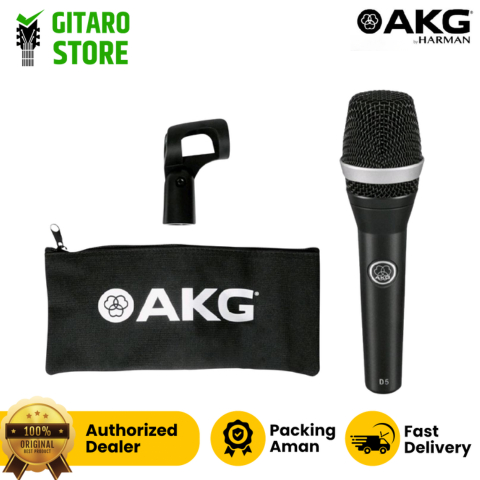 Dynamic Mic Cable Microphone Kabel AKG D5 Mic AKG D 5 Ori Garansi by Harman