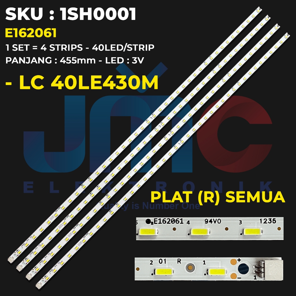 Backlight TV SHARP 40 Inch  LC-40LE430M E162061