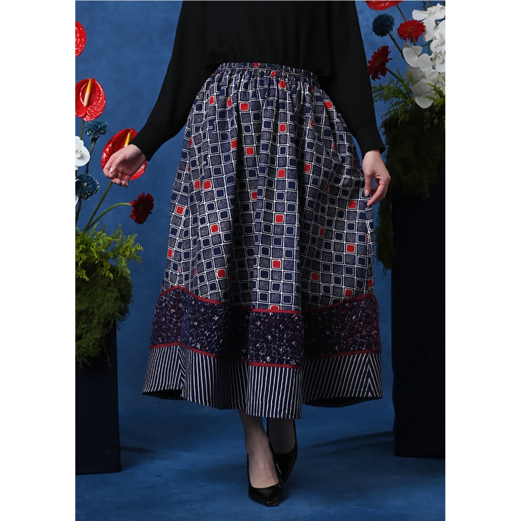 NONA RARA - Venice Garut Rmb P0578, Rok batik wanita modern