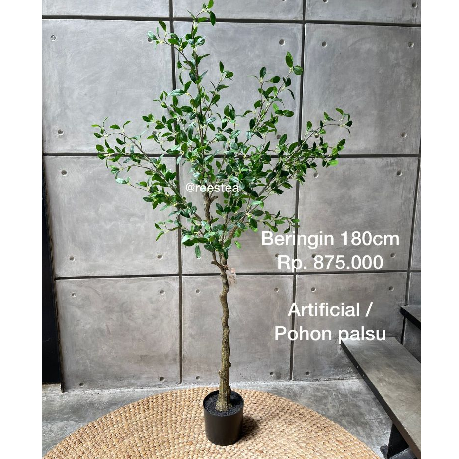 Pohon Beringin Tinggi 180 cm / Pohon Hias Palsu / Artificial plant