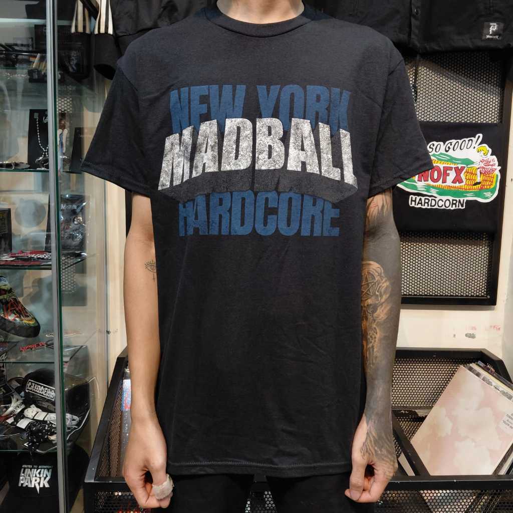 T Shirt Band Official MADBALL - NEW YORK HARDCORE BLACK Original
