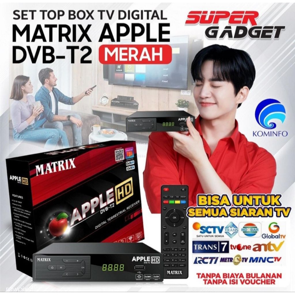 SET TOP BOX MATRIX APPLE DVB-T2