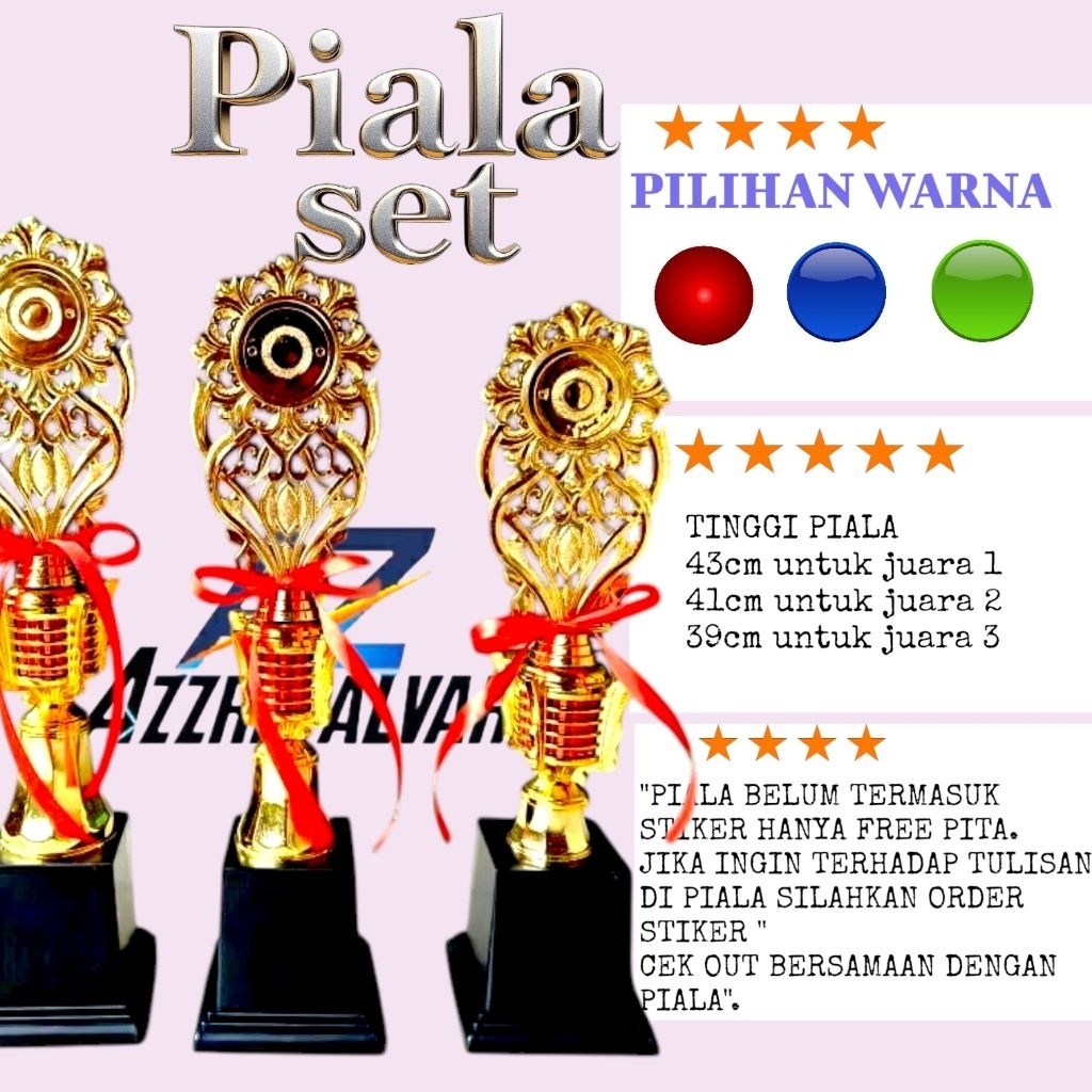 PIALA 045 FG 18PA PIALA UNTUK 1SET (3PCS PIALA)