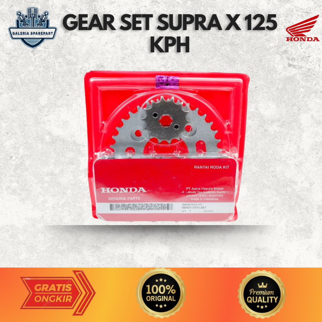 gear set supra x 125 - gir set supra x125 KPH