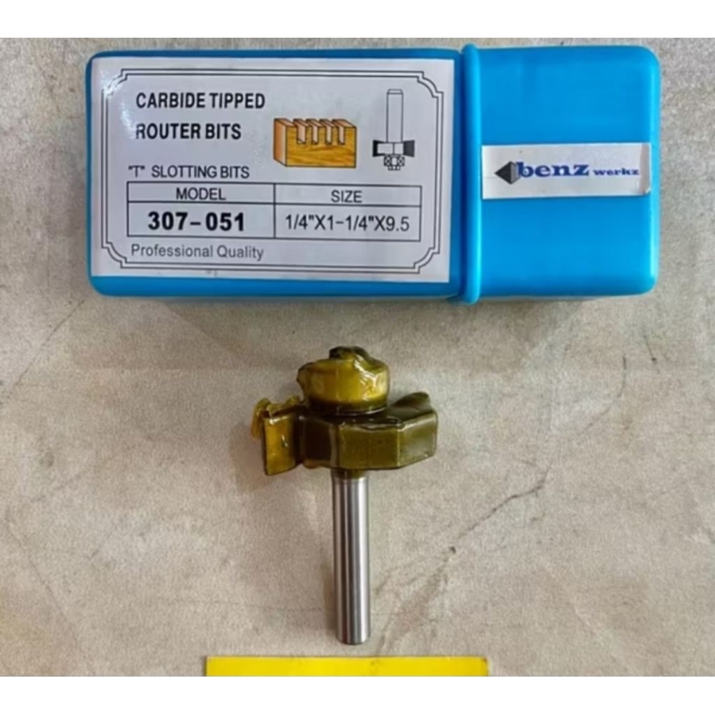 Mata Router / Mata Profil T Slotting Bits 307-051 Benz